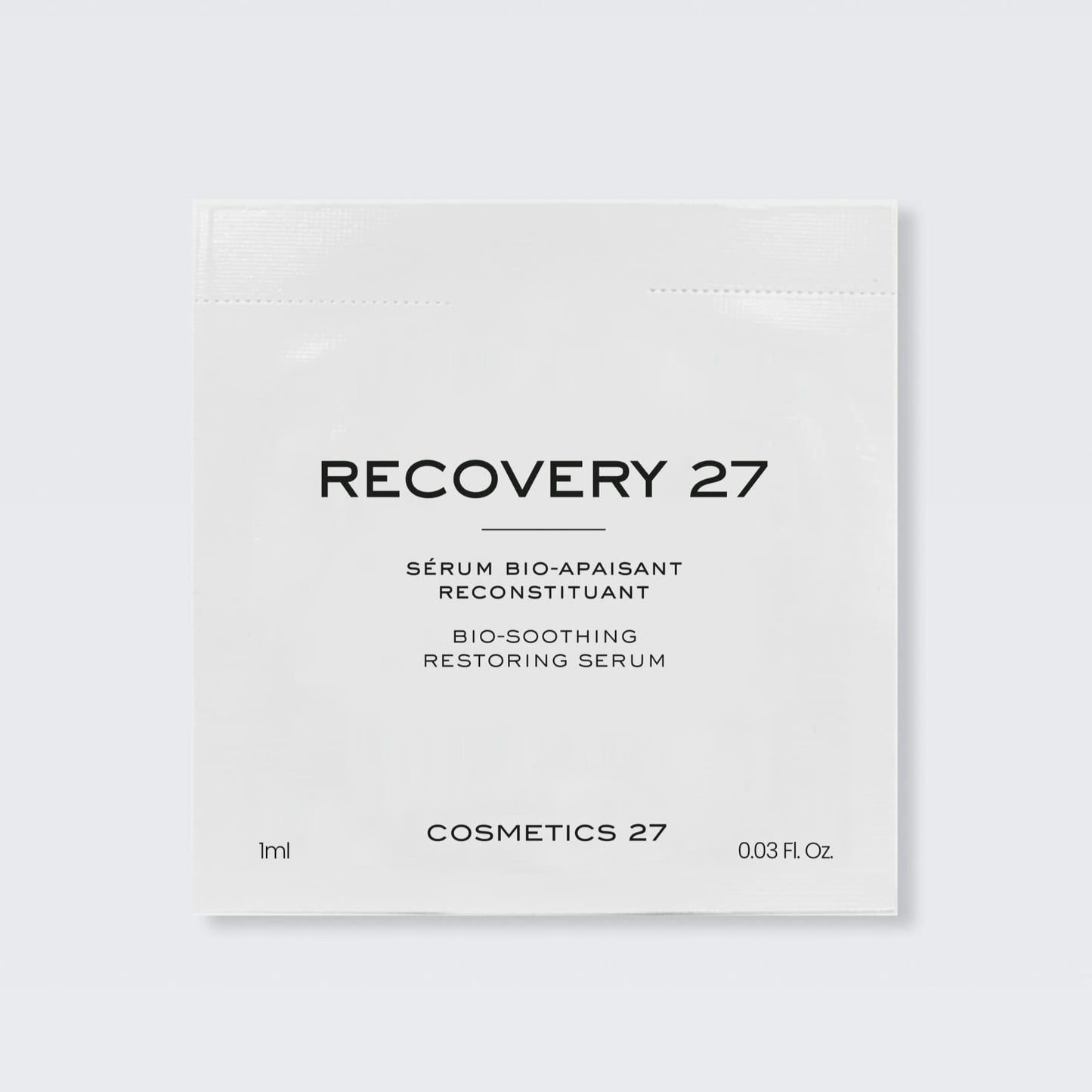 Recovery 27 ( 1ML ) - Échantillons