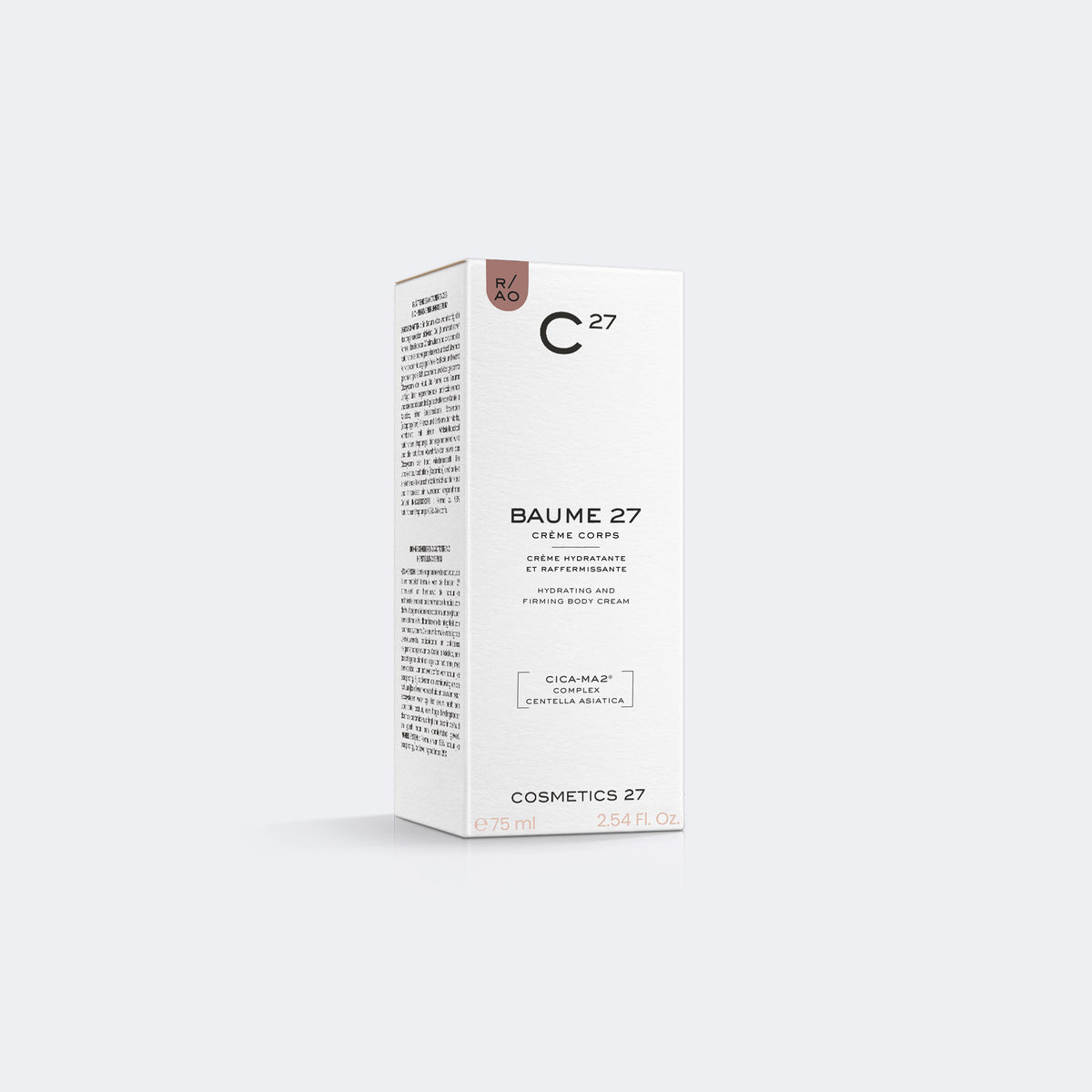 Box for the Baume 27 Body Cream tube, 75 ml