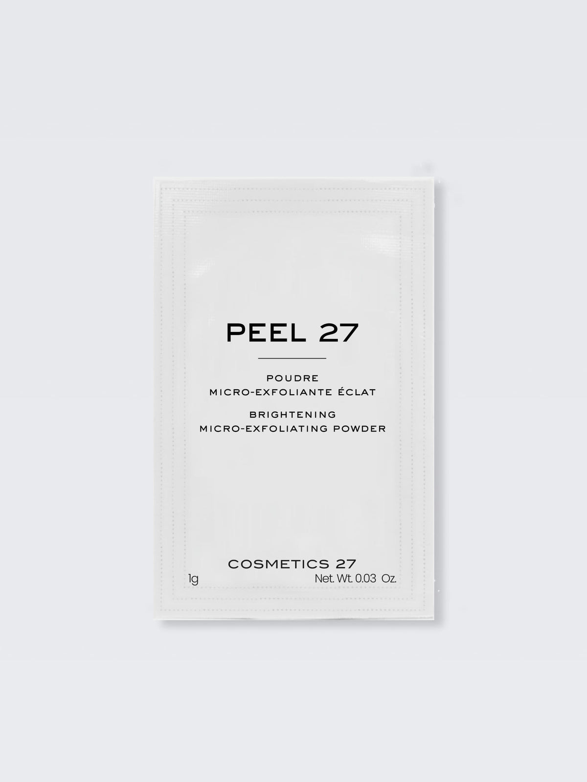 Sachet échantillon de Peel 27, 1 g