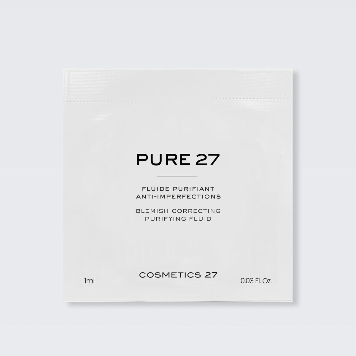 Sachet échantillon de Pure 27, 1 ml