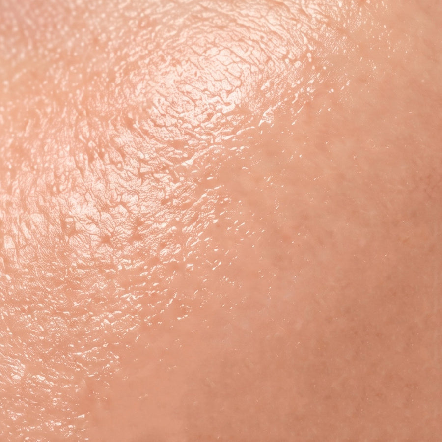 Skin close-up before use